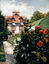 Las dalias, jardín en Petit Gennevilliers, 1893